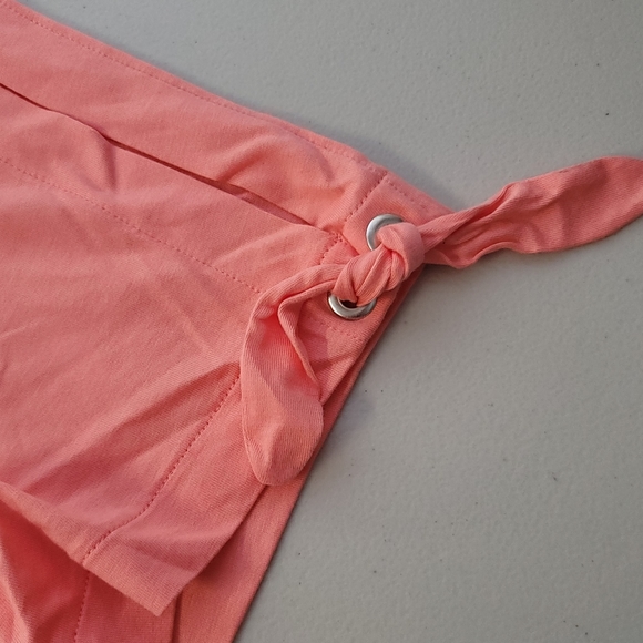 KAREN SCOTT Womens Plus 0X Solid Coral - Picture 8 of 13